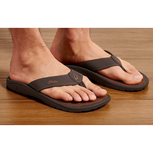 OLUKAI Olukai Men's Ohana Dark Java/Ray OLUKAI Olukai Men's Ohana Dark Java/Ray