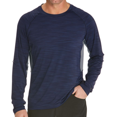 coolibar Coolibar LS Ult Rash Guard Navy Line Tex coolibar Coolibar LS Ult Rash Guard Navy Line Tex