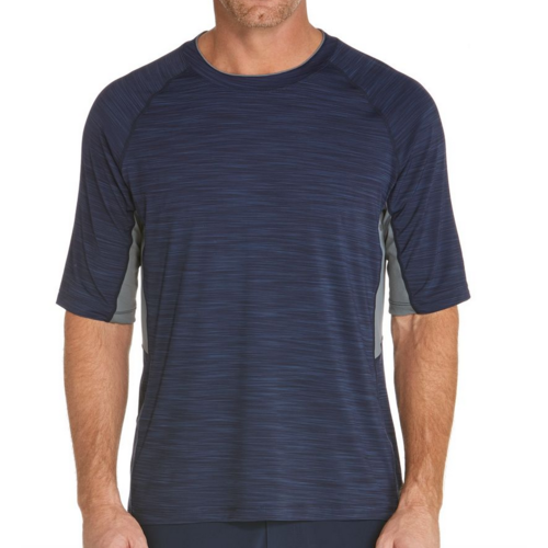 coolibar Coolibar SS Ult Rash Guard Navy Line Tex coolibar Coolibar SS Ult Rash Guard Navy Line Tex