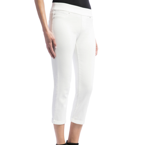 Liverpool Liverpool Sienna Crop 25"/23" White Liverpool Liverpool Sienna Crop 25"/23" White