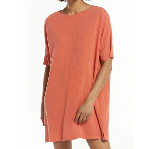 Z Supply Z Supply Delta T Shirt Dress Chili Z Supply Z Supply Delta T Shirt Dress Chili