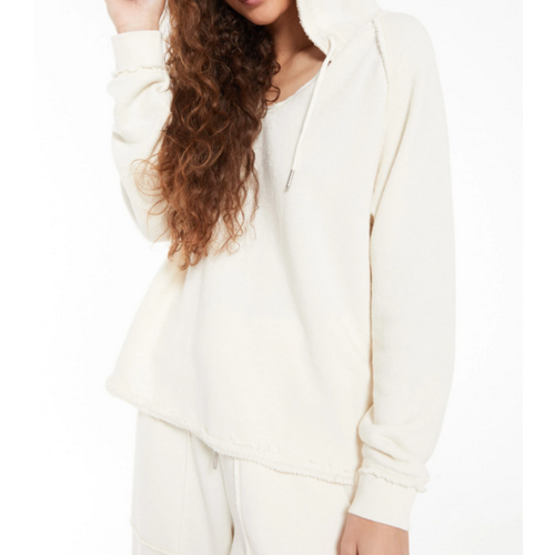 Z Supply Z Supply Lowry Loop Terry Hoodie Sand D Z Supply Z Supply Lowry Loop Terry Hoodie Sand D
