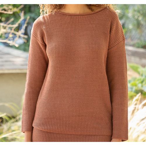 Mystree Mystree Soft Sweater Rust Mystree Mystree Soft Sweater Rust