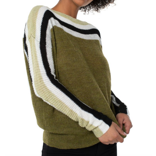 Liverpool Liverpool Stripe Oversized Sweater OLH Liverpool Liverpool Stripe Oversized Sweater OLH