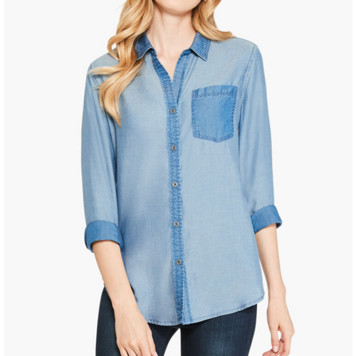 Nic & Zoe In and Out Chambray Nic & Zoe In and Out Chambray