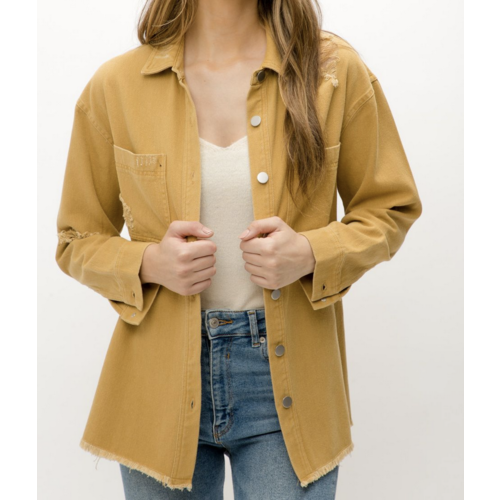 Mystree Mystree Mustard Shirt Mystree Mystree Mustard Shirt