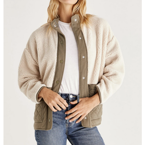 Z Supply Z Supply Cannon Quilted Sherpa Jacket (DSO) Z Supply Z Supply Cannon Quilted Sherpa Jacket (DSO)