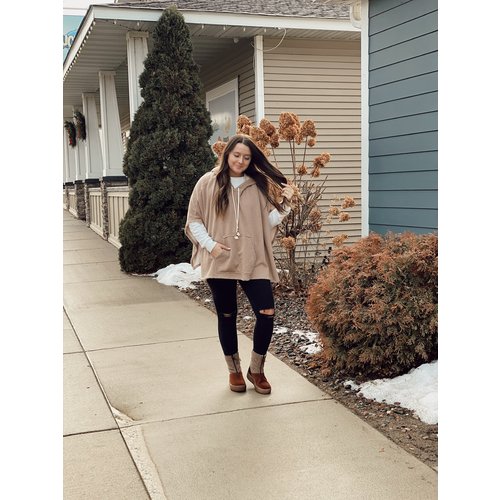 True Grit Dylan Madison Poncho Birch True Grit Dylan Madison Poncho Birch