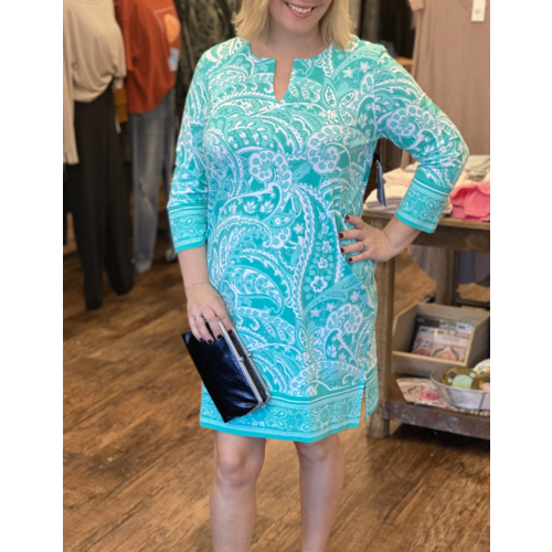 coolibar Coolibar Oceanside Dress Emerald Mint coolibar Coolibar Oceanside Dress Emerald Mint
