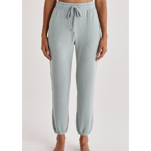 Z Supply Z Supply Callie Brushed Jogger Jade Z Supply Z Supply Callie Brushed Jogger Jade