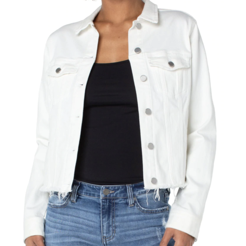 Liverpool Liverpool Trucker Jacket Bone Wht Liverpool Liverpool Trucker Jacket Bone Wht