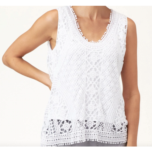 XCVI Cambria Tank Wht XCVI Cambria Tank Wht