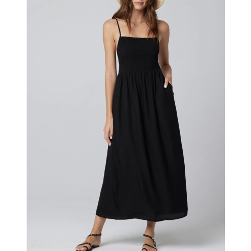 saltwater luxe Saltwater Luxe Tank Midi Dress Blk saltwater luxe Saltwater Luxe Tank Midi Dress Blk