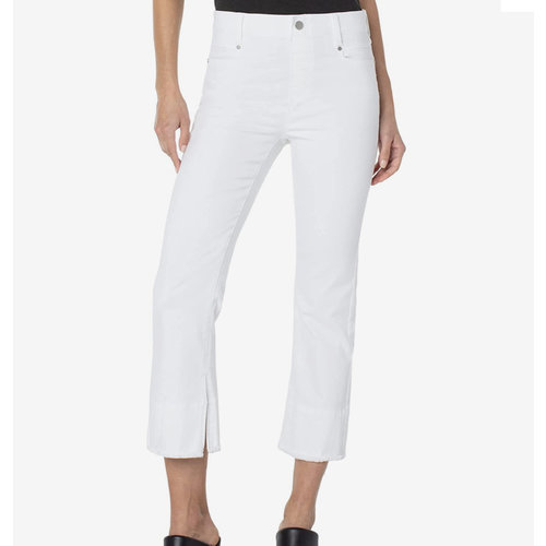 Liverpool Liverpool Bright Wht Gia Crop flare Liverpool Liverpool Bright Wht Gia Crop flare