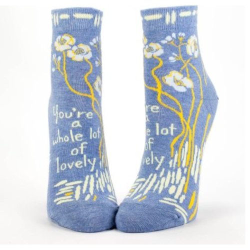 BLUE Q Blue Q Whole Lotta Lovely Socks SW601 BLUE Q Blue Q Whole Lotta Lovely Socks SW601