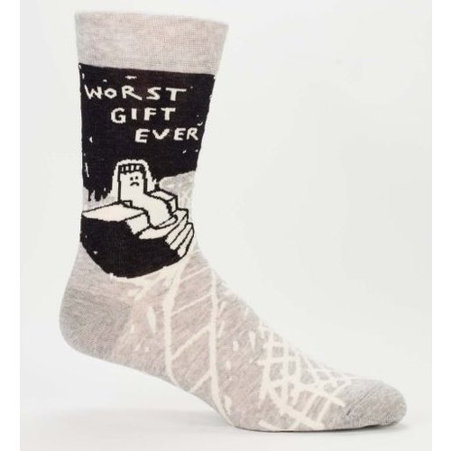 BLUE Q Blue Q Worst Gift Ever Men's Socks SW805 BLUE Q Blue Q Worst Gift Ever Men's Socks SW805