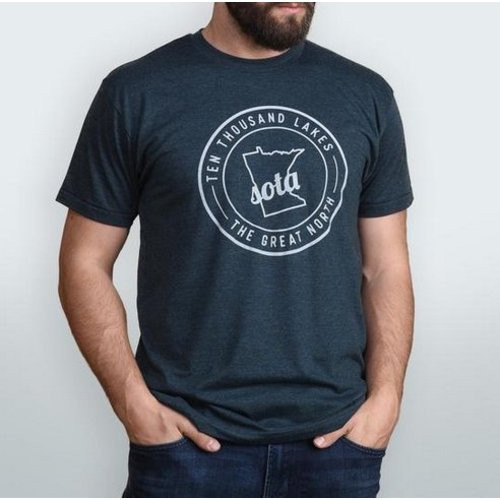 Sota Clothing Sota The Great North Tee Black/Aqua/Grey Sota Clothing Sota The Great North Tee Black/Aqua/Grey