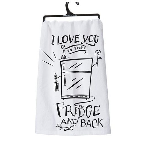 PRIMITIVES BY KATHY primitives "to the fridge" towel PRIMITIVES BY KATHY primitives "to the fridge" towel