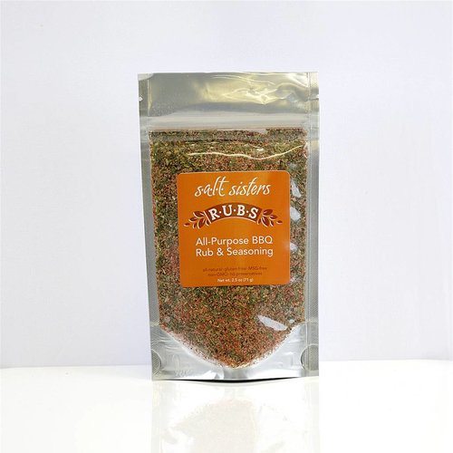 SALT SISTERS Salt Sisters All Purpose BBQ Rub & Seasoning 2.5oz 501-cp4 SALT SISTERS Salt Sisters All Purpose BBQ Rub & Seasoning 2.5oz 501-cp4