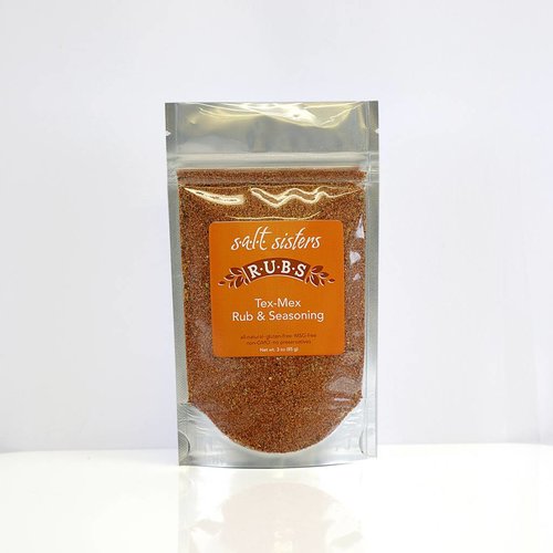 SALT SISTERS Salt Sisters Tex Mex Rub & Seasoning 3oz 509-cp4 SALT SISTERS Salt Sisters Tex Mex Rub & Seasoning 3oz 509-cp4