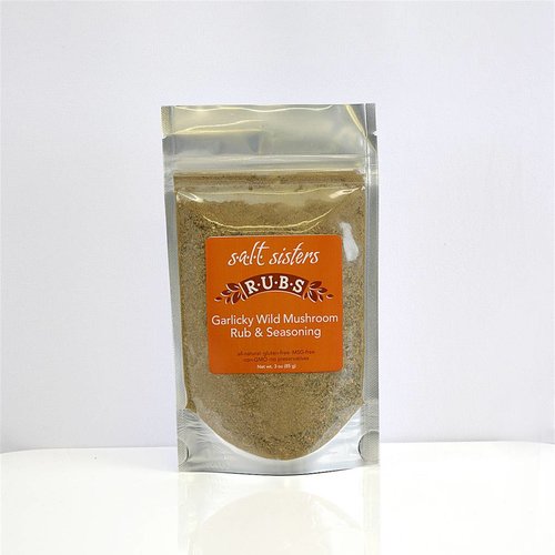 SALT SISTERS Salt Sisters Garlicky Wild Mushroon Rub & Seasoning 3oz 511-cp4 SALT SISTERS Salt Sisters Garlicky Wild Mushroon Rub & Seasoning 3oz 511-cp4