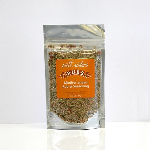 SALT SISTERS Salt Sisters Mediterranean Rub & Seasoning 2oz 507-cp4 SALT SISTERS Salt Sisters Mediterranean Rub & Seasoning 2oz 507-cp4
