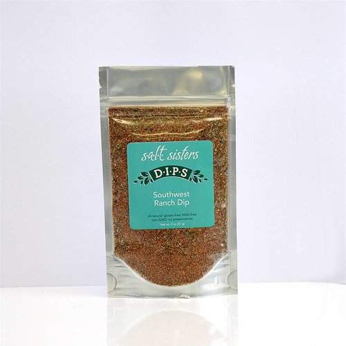 SALT SISTERS Salt Sisters Southwest Ranch Dip 2oz 619-cp4 SALT SISTERS Salt Sisters Southwest Ranch Dip 2oz 619-cp4