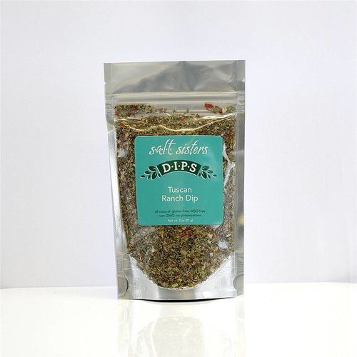 SALT SISTERS Salt Sisters Tuscan Ranch Dip 2oz 620-cp4 SALT SISTERS Salt Sisters Tuscan Ranch Dip 2oz 620-cp4