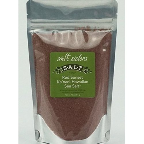 SALT SISTERS Salt Sisters Red Sunset Ka'nani Hawaiian Sea Salt 4oz 181-cp4 SALT SISTERS Salt Sisters Red Sunset Ka'nani Hawaiian Sea Salt 4oz 181-cp4