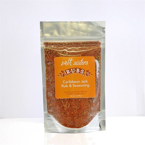 SALT SISTERS Salt Sisters Caribbean Jerk Rub & Seasoning 3oz 503-cp4 SALT SISTERS Salt Sisters Caribbean Jerk Rub & Seasoning 3oz 503-cp4
