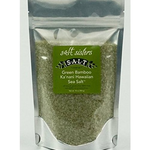 SALT SISTERS Salt Sisters Green Bamboo Ka'nani Hawaiian Sea Salt 4oz 184-cp4 SALT SISTERS Salt Sisters Green Bamboo Ka'nani Hawaiian Sea Salt 4oz 184-cp4