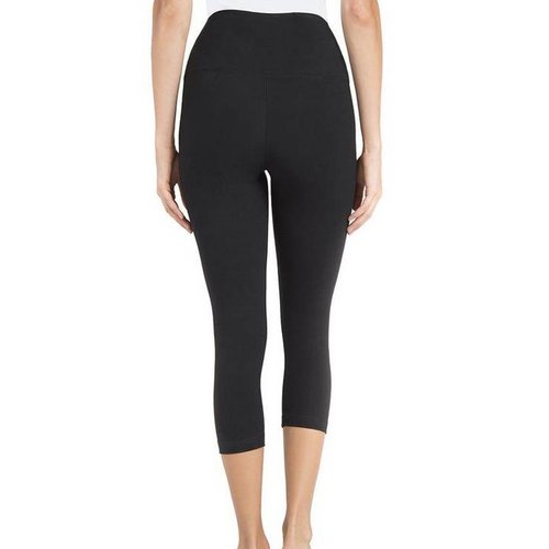 Lysse Lysse Cotton Capri Legging Black 1215 Lysse Lysse Cotton Capri Legging Black 1215