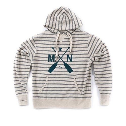 Sota Clothing Sota Afton Striped Swtshrt Salt/Pepper Sota Clothing Sota Afton Striped Swtshrt Salt/Pepper