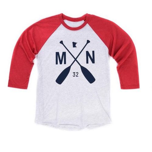 Sota Clothing Sota The Ball Park Raglan Red/Navy Sota Clothing Sota The Ball Park Raglan Red/Navy
