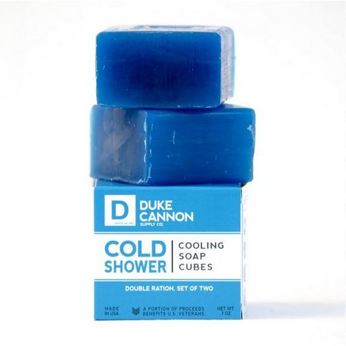 DUKE CANNON Duke Cannon Cold Shwr Cooling Soap CUBES1 DUKE CANNON Duke Cannon Cold Shwr Cooling Soap CUBES1