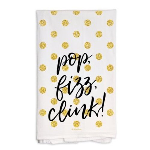 Wine Winks Pop Fizz Clink Towel Wine Winks Pop Fizz Clink Towel