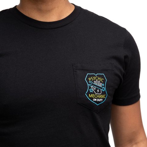 MASH Psychic Pocket T-Shirt Black MASH Psychic Pocket T-Shirt Black