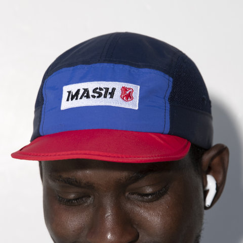 MASH FOLDABLE HAT Blue Red MASH FOLDABLE HAT Blue Red