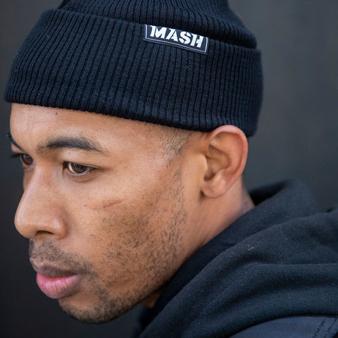 MASH Merino Wool Beanie Black MASH Merino Wool Beanie Black
