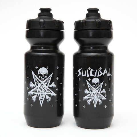 MASH Suicidal 22oz Purist bottle Black MASH Suicidal 22oz Purist bottle Black