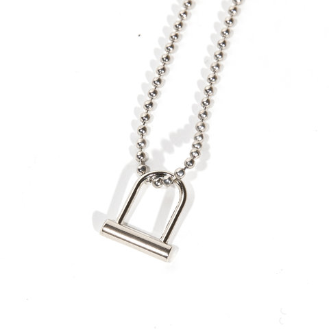 U-Lock Necklace Silver U-Lock Necklace Silver