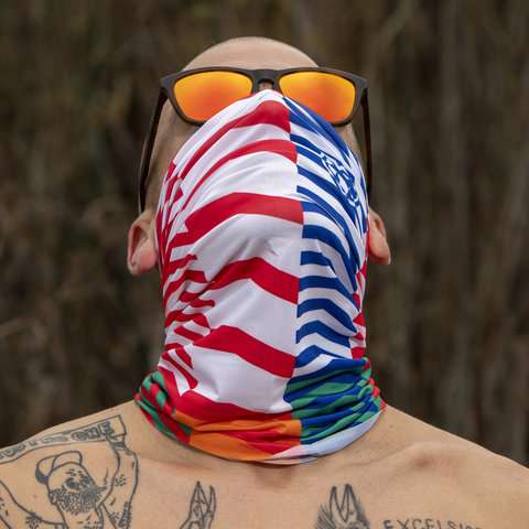 MASH STRIPE NECK GAITER MASH STRIPE NECK GAITER