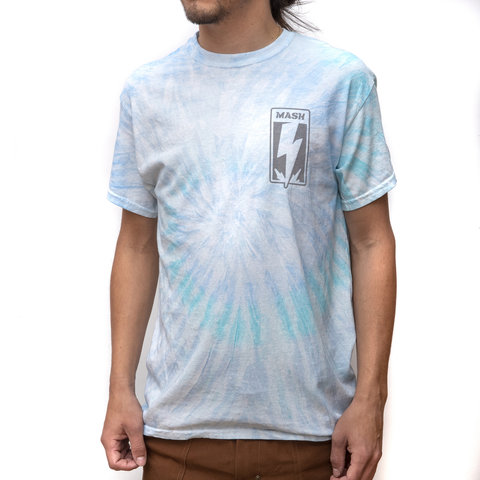 MASH Bolt T-Shirt Faded Tie Dye and Reflective MASH Bolt T-Shirt Faded Tie Dye and Reflective