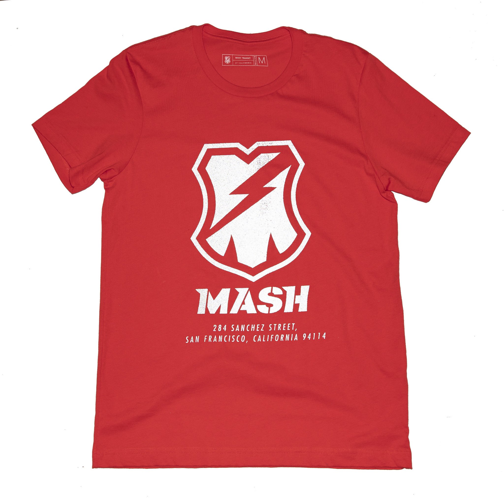 MASH Shop T-Shirt Bright Poppy with Reflective