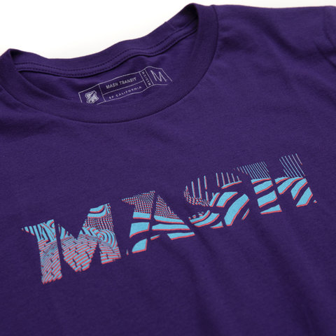 MASH Noise T-Shirt Purple MASH Noise T-Shirt Purple