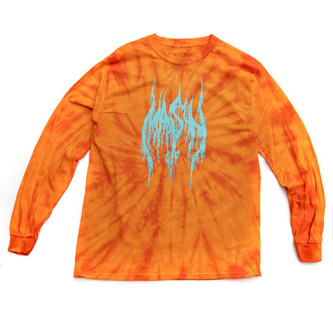 MASH Metal Long Sleeve Orange Spider Dye MASH Metal Long Sleeve Orange Spider Dye