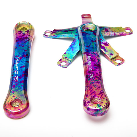 MASH X Sugino 75 Rainbow Crank Arms MASH X Sugino 75 Rainbow Crank Arms