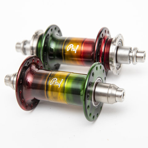 MASH x Phil Wood Fix/Fix Hubset Rasta 28H MASH x Phil Wood Fix/Fix Hubset Rasta 28H