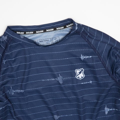 MASH Quake Stripe L/S Jersey Navy