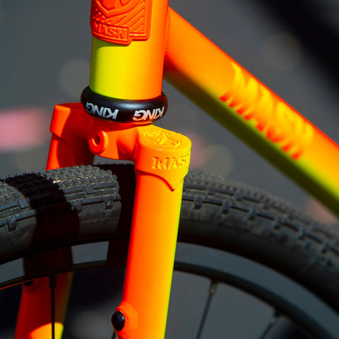 MASH Steel Frameset Neon Orange/Yellow Fade MASH Steel Frameset Neon Orange/Yellow Fade
